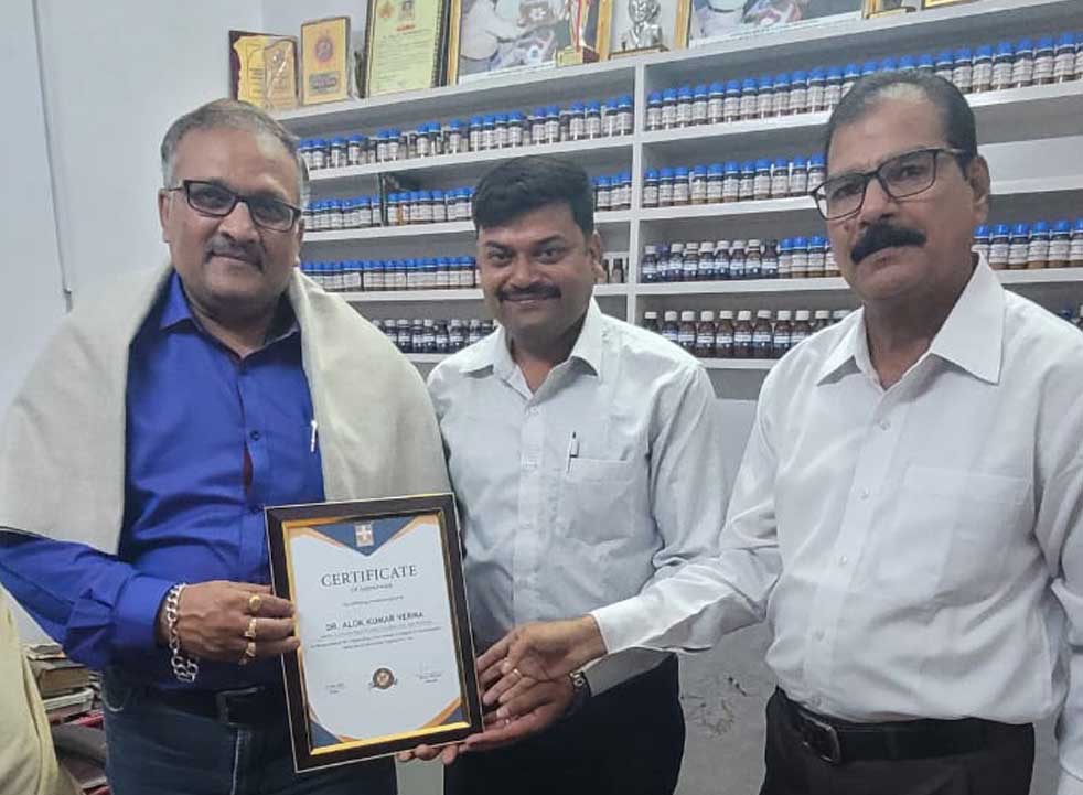 Dr. Alok Kumar Verma, Ajmer Felicitation